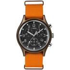 Timex TW2T10600 クロノグラフクォーツ腕時計 ナイロンストラップ付き メンズ