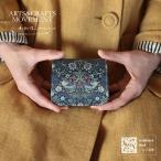 ショッピングミニ財布 小さいふ コンチャ クアトロガッツ アーツ・アンド・クラフツ いちご泥棒 栃木レザー 小さい財布  お札が折れない ミニ財布 コンパクト財布