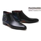 マグナーニ×クインクラシコ 24141dgydbl  サイドジップブーツ ダークグレーダークブルー  限定モデル 別注 MAGNANNI メンズ ドレスシューズ 21AW