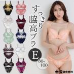 大きいサイズ レディース ブラジャー ショーツセット Eカップ E80 E85 E90 E95 E100 L LL 3L 4L 5L 脇肉スッキリ 下着 ランジェリー 再入荷 新色 ネコポス不可