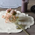 ショッピングランチョンマット オーバルプレイスマット　2色 【ランチョンマット テーブルマット プレイスマット プレースマット 柔らかい 楕円 エレガント 北欧 ナチュラル おしゃれ】