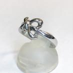 qoj.YAB03 MIKIMOTO ミキモト SV リボンデザイン リング 指輪 Ring