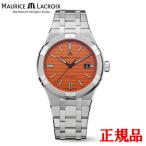 正規品 MAURICE LACROIX モーリスラクロア AIKON AUTOMATIC LIMITED SUMMER EDITION 42mm 自動巻き メンズ腕時計 送料無料 AI6008-SS00F-530-E