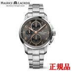 正規品 MAURICE LACROIX モーリスラクロア PONTOS CHRONOGRAPH 43mm 自動巻き メンズ腕時計 PT6388-SS002-321-1