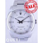 ロレックスオイスターパーペチュアル白文字盤バーインデックス116000ほぼ未使用の中古