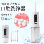 ジェットウォッシャー 口腔洗浄器 カプセル式 電動 口内洗浄機 230MLタンク ウォーターフロス USB充電式 携帯 口コミ 歯間洗浄機