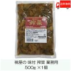 ショッピング桃屋 桃光 桃屋の味付搾菜 業務用 500g 送料無料