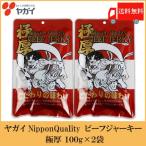 ビーフジャーキー ヤガイ Nippon QuaIity  極厚 100g 2袋 送料無料