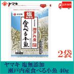 ヤマキ 塩無添加 瀬戸内産 食べる小魚 40g×2個 送料無料