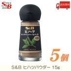 エスビー食品 S&B ヒハツ パウダー 15g ×5個 送料無料