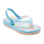 [13 день &15 день. бонус магазин +10%] outlet цена Roxy ROXY Kids TW PEBBLES VI пляжные шлепанцы (12-16cm) Kids пляж серфинг плавание bi