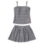【22日-23日&25日はボーナスストア+10%】ROXY ロキシー MINI PICNIC GINGHAM 水着 サーフィン 海水浴 夏 水泳 ビーチウェア