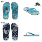 (1 день -30 день. бонус магазин +4%)Quiksilver Quick Silver Youth MOLOKAI ART 26 YOUTH пляжные шлепанцы пляж серфинг Surf морская вода . лето 
