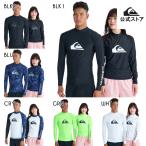 (5 день -12 день. бонус магазин +5%)SALE Quiksilver Quick Silver мужской / унисекс ALL TIME LR Rush Guard длинный рукав серфинг морская вода . лето плавание 