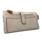 Pisoraro(ピソラロ) 3WAY バンブーウォレットバッグ お財布ポシェット アイボリー PR119