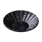 4寸菊ノミ彫茶托　黒　81015430