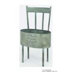 村田屋産業 ジャルダンチェアポット オーバルグリーン 5735