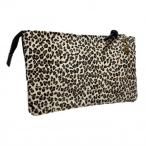 DAICO Pisoraro(ピソラロ) ハラコ お財布ポシェットショルダー LEOPARD-WH PR238