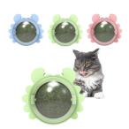 ALLMIRA 猫のおもちゃ3個セット 猫 またたびボール 回転 薄荷ボール またたびトイ 壁 猫舐めおもちゃ 猫咀嚼おもちゃ 消化を助け