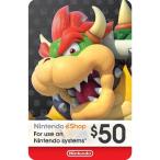 Nintendo eShop Card $50 北米版【カードをお届け/ネコポス便】