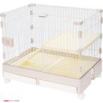 D9043YO *1130_3 вмятина [ outlet ] клетка для разведения 2 уровень Essgudo бежевый 2 уровень сборка простой складной мелкие животные не использовался товары для домашних животных 