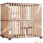 E0148YO *0120_3 вмятина [ outlet ] кошка клетка домик для кошек 2 уровень из дерева TUIYIDUO HSSMML-TYD-003 домашнее животное клетка не использовался товары для домашних животных 