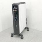 E1282YO ◆0120【美品】オイルヒーター 10〜13畳 デロンギ MDHU15-BK  リモコン新品 空調 暖房器具家電
