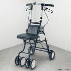 E7989YO ◆0920_1凹【アウトレット品】テノールEVO クロコダイルBK シルバーカー 島製作所 316419  アルミ製 4段階高さ調節未使用 介護用品