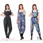  забродный полукомбинезон рыбалка для костюм ue-da- ботинки PVC водонепроницаемый толщина низ подошва скольжение предотвращение туловище есть сапоги пересадка риса свежая рыба магазин . индустрия мойка машин для мужчин и женщин вода суша обе для костюм камуфляж уличный 