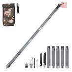 .. трость портативный складной ходьба палочка безопасный многофункциональный .. трость альпинизм трость легкий мульти- комплект функция альпинизм трость средство самозащиты aluminium сплав поле стойка 