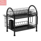 水切りラック 2段 水切りかご ステ