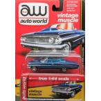 1/64 フォード ギャラクシー コンバーチブル 1964 Ford Galaxie 500XL Convertible Auto World