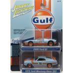 1/64 2台セットフォード GT マスタング ボス Gulf 2005 Ford GT 1970 Ford Mustang Boss 302 ジョニーライトニング JOHNNY LIGHTNING