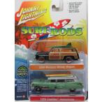 1/64 1950 Mercury Woody Wagon / 1959 Cadillac Ambulance JOHNNY LIGHTNING