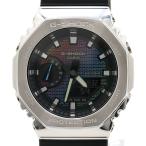 CASIO Casio наручные часы G-SHOCK G амортизаторы ANALOG-DIGITAL 2100 серии GM-2100RW-1AJF дыра teji кварц мужской Rainbow тип аккумулятора б/у прекрасный товар 