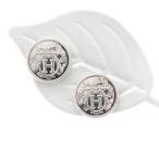 エルメス HERMES ピアス Ag925 エクスリブリス TPM H120542B シルバー アクセサリー フランス製 中古 美品