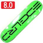 [8.0" панель скейтборд край load ]Edglrd Tech Script Green Black 8.0"