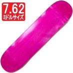 [7.625" панель скейтборд одноцветный панель ]Color Blank Mid 7.625" Pink