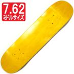 [7.625" панель скейтборд одноцветный панель ]Color Blank Mid 7.625" Yellow