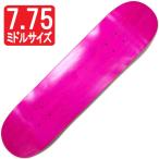 [7.75" панель скейтборд одноцветный панель ]Color Blank Mid 7.75" Pink