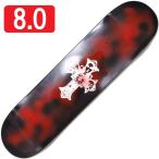 [8.0" панель скейтборд Rav and wow ]Love &amp; Woe Design #2 Black/Red 8.0"