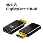 DisplayPort→HDMI変換プラグ 4k対応 dp→hdmi DisplayPortオス  HDMIメス 変換アダプター