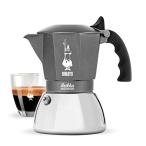 ショッピングIH Bialetti (ビアレッティ) ブリッカインダクション 4カップ用 IH対応 & 直火式 (