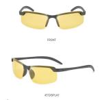  солнцезащитные очки style свет линзы желтый линзы / серый рама легкий поли машина bone-to рама 