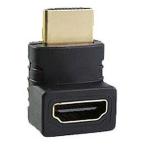 HDMI-HDMI 270° joint ( мужской - женский ) вертикальный корпус. задняя сторона. кабель. защита .(Z8)