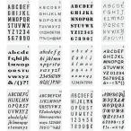  stencil сиденье алфавит цифра чертёж .. шаблон большой знак маленький знак повторение использование (12 шт. комплект )