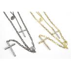 Yahoo! Yahoo!ショッピング(ヤフー ショッピング)クロスペンダント クロスクリスタル石ロザリオ ロックアクセサリー