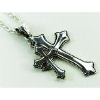 Yahoo! Yahoo!ショッピング(ヤフー ショッピング)シルバークロス クロスWネックレス ロックアクセサリー　