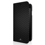 Black Rock iPhone SE3/SE2/8/7用 手帳型ケース カーボン ブラック シンプル Flex Carbon Booklet / Black