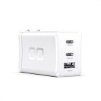 CIO LilNob iPhone USB PD 充電器 65W GaN(窒化ガリウム) Type-C ACアダプター 3ポート USB PD3.